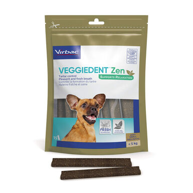 Virbac Snack para cães formato S Veggiedent Zen